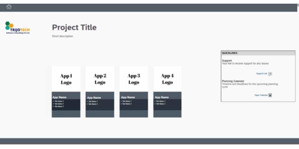 SAP Analytics Cloud (SAC)- How to set up a landing page for the SAC dashboard