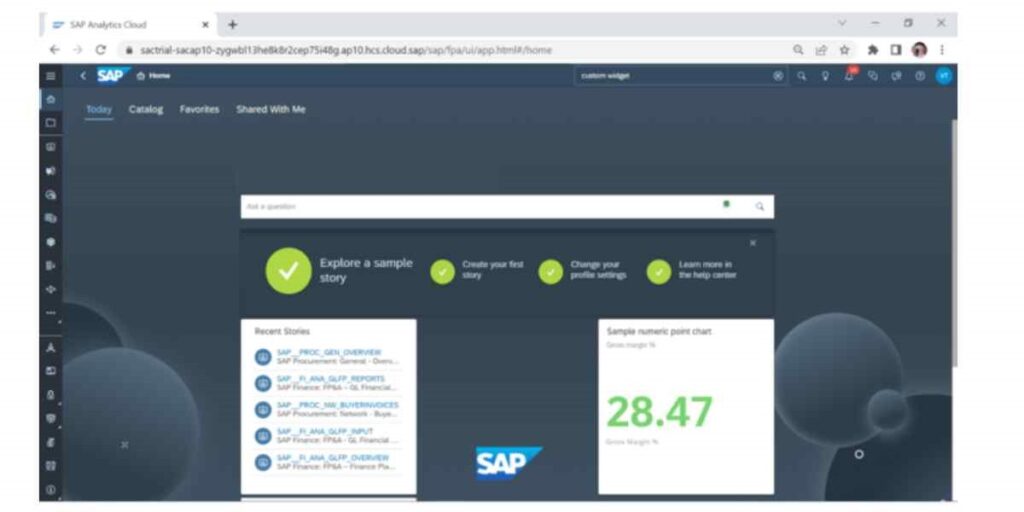 SAP Analytics cloud (SAC) – Custom Widgets (Part I)
